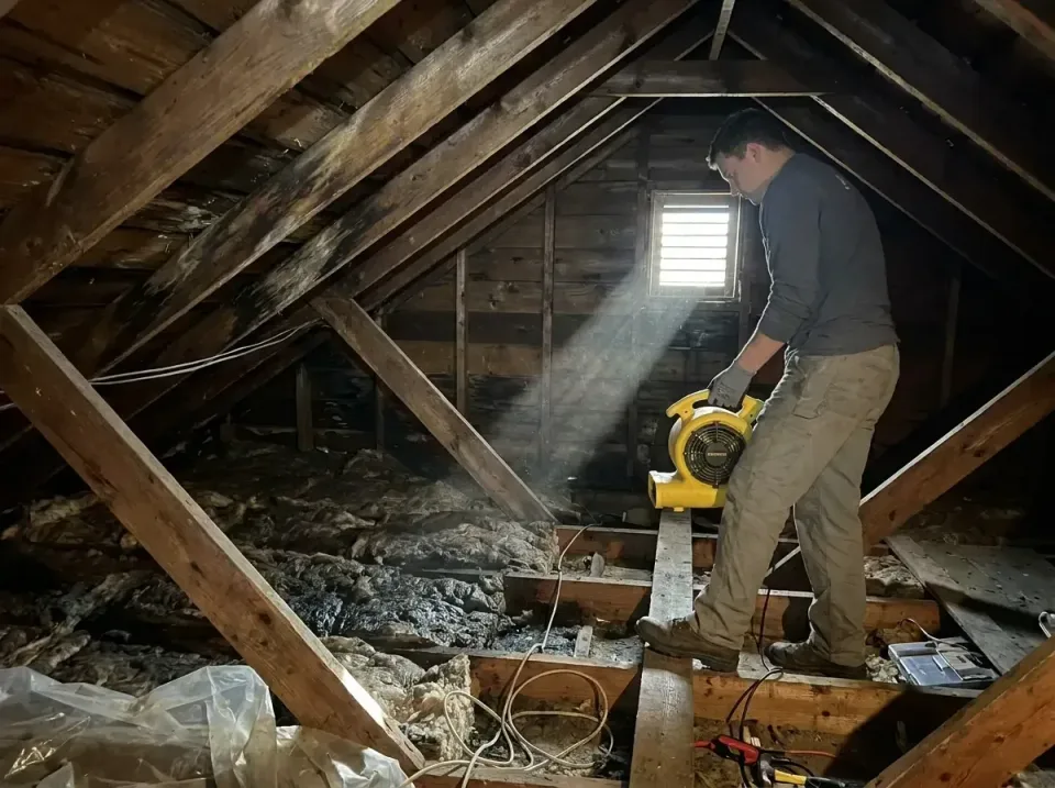 attic-water-damage-drying-proc-007 — frequently asked questions, Emergency Water Extraction & 24/7 Flood Response in Four Oa…